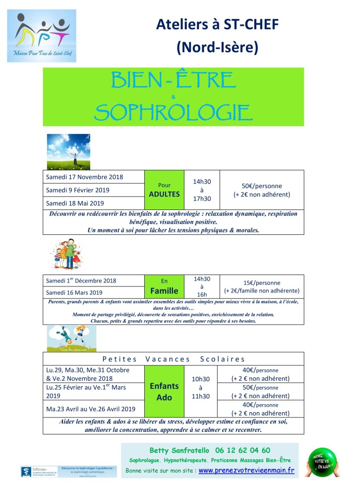 Planning Ateliers 2018 2019