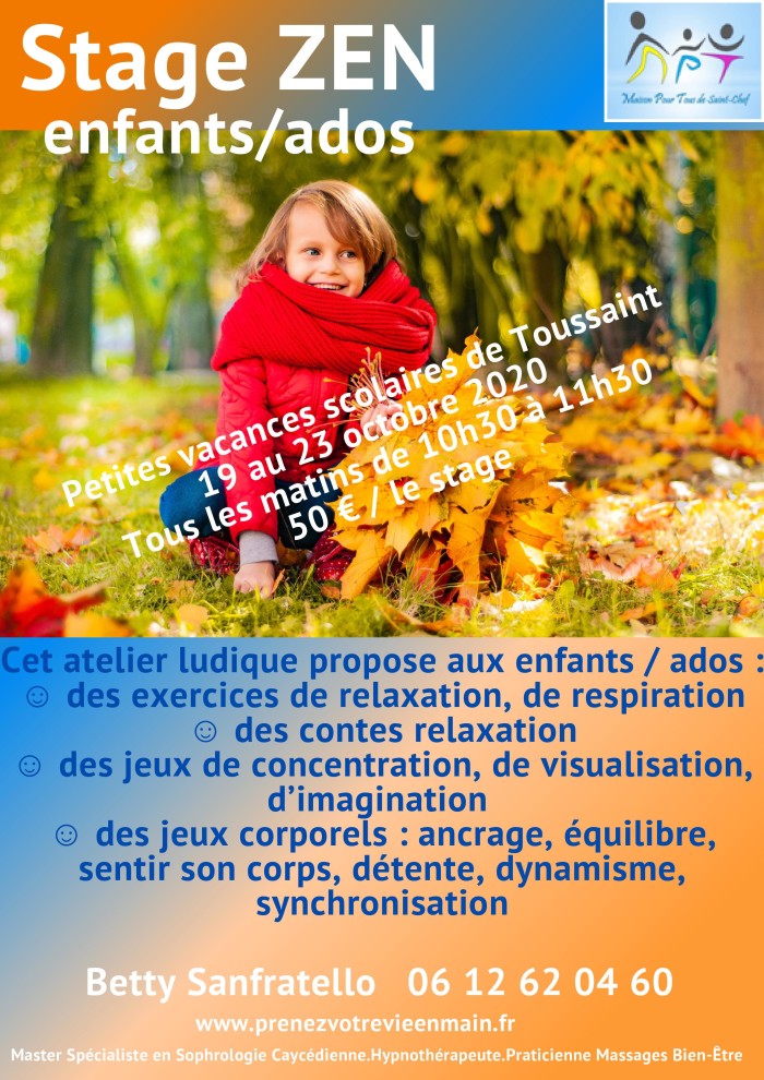 Stage Enfants Octobre 2020